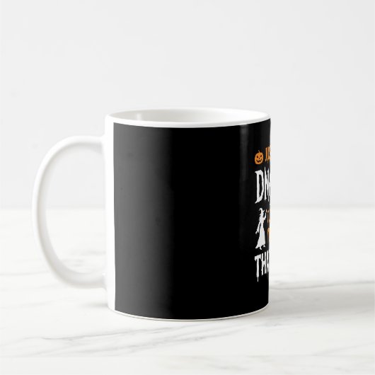 Mug Test ADN sorcière drôle d'Halloween Graphique (Gauche)