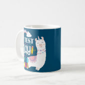 Mug Test Day No Prob llama Llama Teacher Exam Testing (Devant gauche)