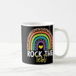 Mug Test Day Rock The Test Rainbow Teacher Test Day