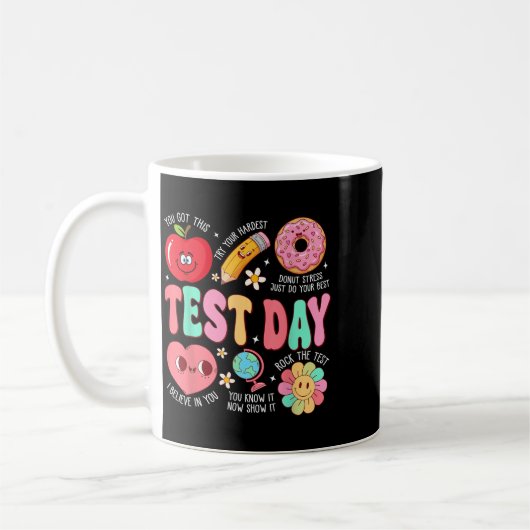 Mug Test Day Rock The Test Testing Day Motivational Te (Gauche)