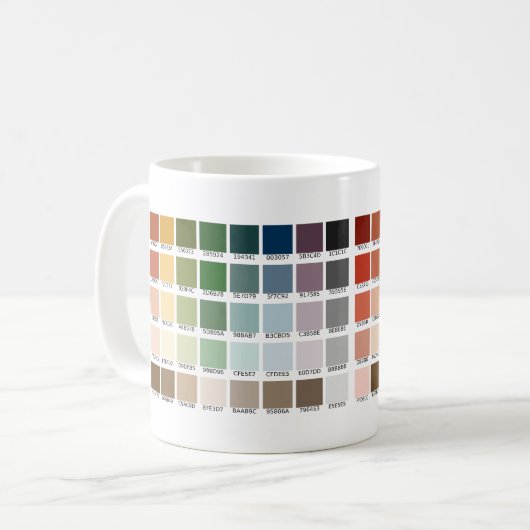 Mug Test de couleur (Devant gauche)