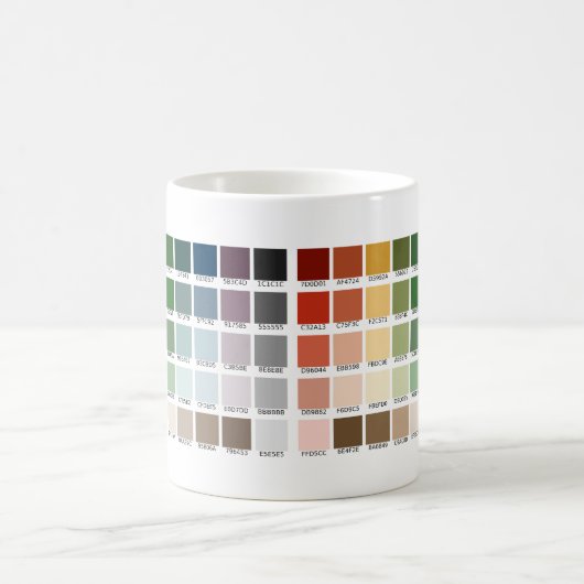 Mug Test de couleur (Centre)