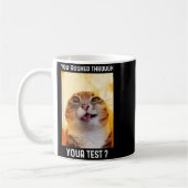 Mug Test Réalisé en Trombe Drôle de Jour de Test Prof (Gauche)