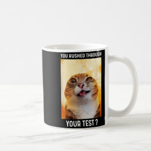Mug Test Réalisé en Trombe Drôle de Jour de Test Prof