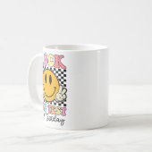 Mug Test Retro Smile Enseignant Enfants Test Jour (Devant gauche)