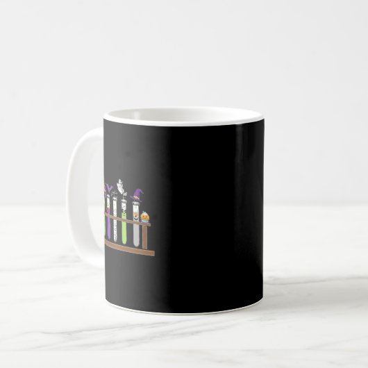 Mug Test Tube Chimie Nerd Enseignant Sciences Éffrayan (Devant gauche)