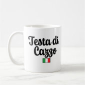Mug Testa Di Cazzo - Cadeau drôle d'humour italien (Gauche)