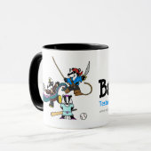 Mug TESTAMENT : BLAIREAUX DRÔLES (TM) Dantoo, Hoth et (Devant gauche)