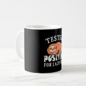 Mug Testé positif à la paresse Paresseux (Devant gauche)