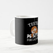 Mug Testé positif pour la paresse Sloth (Devant gauche)