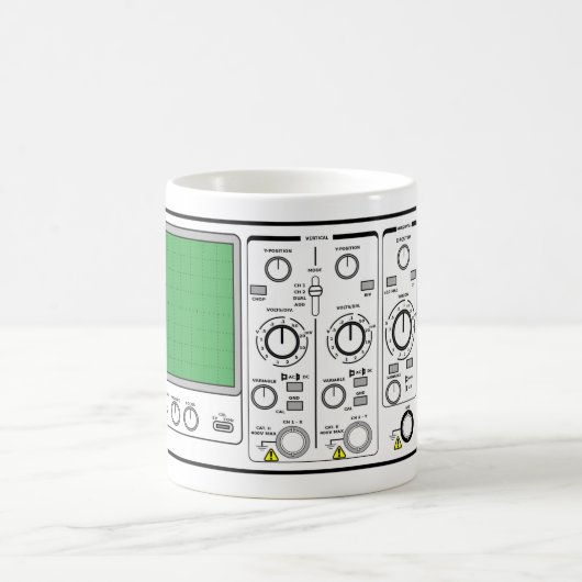 Mug Tester de tension Oscilloscope générique du pannea (Centre)