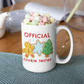 Mug Tester officiel Cookie Funny Noël