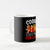 Mug Testeur de biscuits en service, drôle de Noël (Devant gauche)