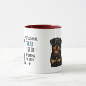 Mug 🐾 Testeur de friandises professionnel Citation dr (Centre)