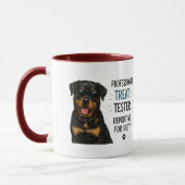 Mug 🐾 Testeur de friandises professionnel Citation dr (Gauche)
