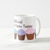 Mug Testeur officiel de goût de cupcake... (Devant droit)