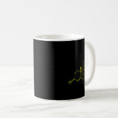 Mug Testostérone Molecule Biologie Science Constructio (Devant droit)