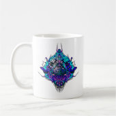 Mug Tête Alien - bleu et violet (Gauche)