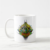 Mug Tête Alien - jaune (Gauche)