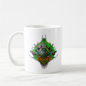 Mug Tête Alien - vert (Gauche)