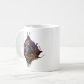 Mug Tête Alien - violet (Devant gauche)