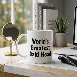 Mug Tête Chauve la Plus Géniale du Monde