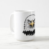 Mug Tête d'aigle américain (Devant gauche)