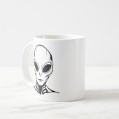 Mug Tête d'alien (Devant gauche)