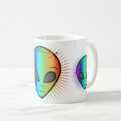 Mug Tête d'Alien psychédélique Tonnerre_Cove (Devant droit)