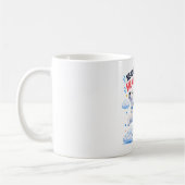 Mug Tête dans les nuages design de chien mignon (Gauche)