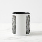 Mug Tête de Bouddha en grès entourée d'un arbre (Centre)