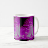 Mug tête de bouddha pourpre (Devant droit)