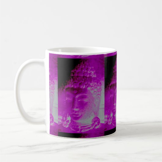 Mug tête de bouddha pourpre (Gauche)