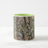 Mug Tête de cerfs communs de vert de camo de région (Centre)