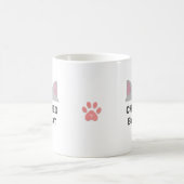 Mug Tête de chat et devis de chat drôle personnalisé (Centre)
