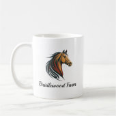 Mug Tête de cheval Brown design et moderne (Gauche)