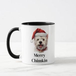 Mug Tête de chien Terrier West Highland au chapeau de