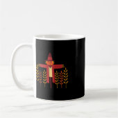Mug Tête de Citrouille de Scarecrow Champ de blé Autom (Gauche)