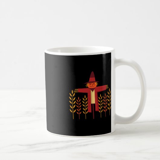 Mug Tête de Citrouille de Scarecrow Champ de blé Autom (Droite)