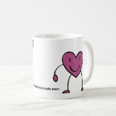 Mug Tête de coeur (Devant droit)