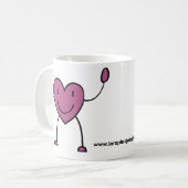 Mug Tête de coeur (Devant gauche)