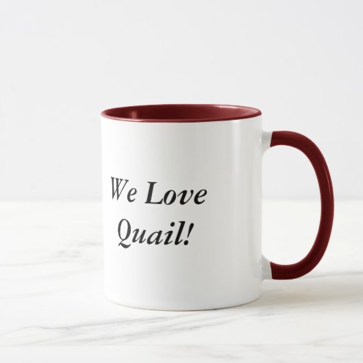 Mug Tête de Colin de Virginie (Droite)