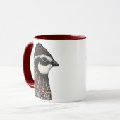Mug Tête de Colin de Virginie (Devant gauche)