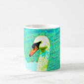 Mug Tête de cygne blanche majestueuse (Centre)