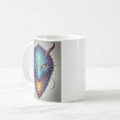 Mug Tête de dragon bleu (Devant gauche)