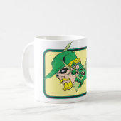 Mug Tête de flèche verte (Devant gauche)