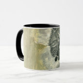 Mug Tête de fleurs Abstraite de texture laquée (Devant gauche)