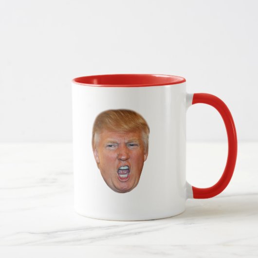 Mug Tête de flottement de Donald Trump (Droite)