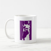 Mug tête de lama dans le pourpre (Gauche)