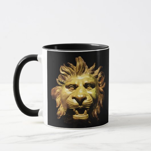 Mug TÊTE DE LION À BRONZE Figurehead Bateau romain ant (Gauche)